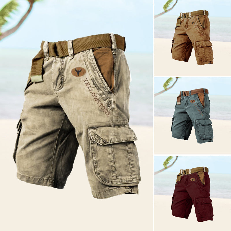 Karel | Herren Cargo-Shorts mit mehreren Taschen