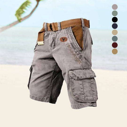 Karel | Herren Cargo-Shorts mit mehreren Taschen