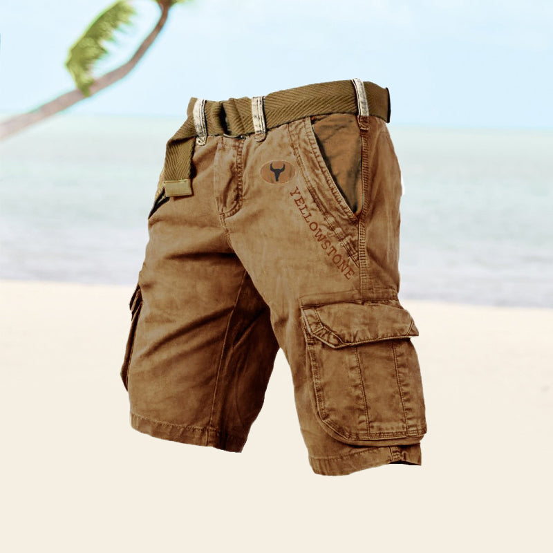 Karel | Herren Cargo-Shorts mit mehreren Taschen