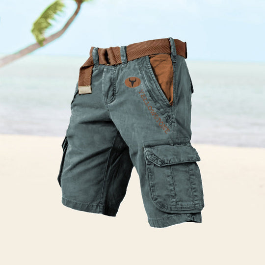 Karel | Herren Cargo-Shorts mit mehreren Taschen