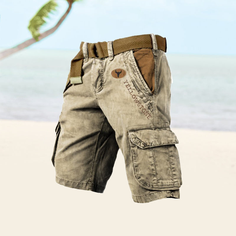 Karel | Herren Cargo-Shorts mit mehreren Taschen