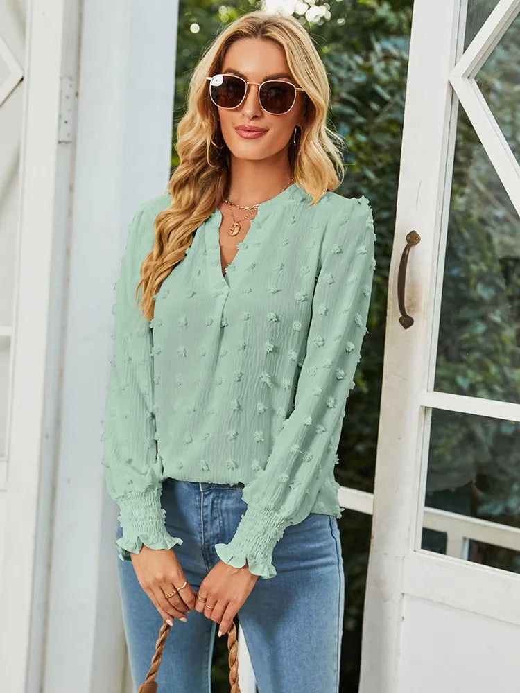 Sophie | Elegante Bluse mit V-Ausschnitt