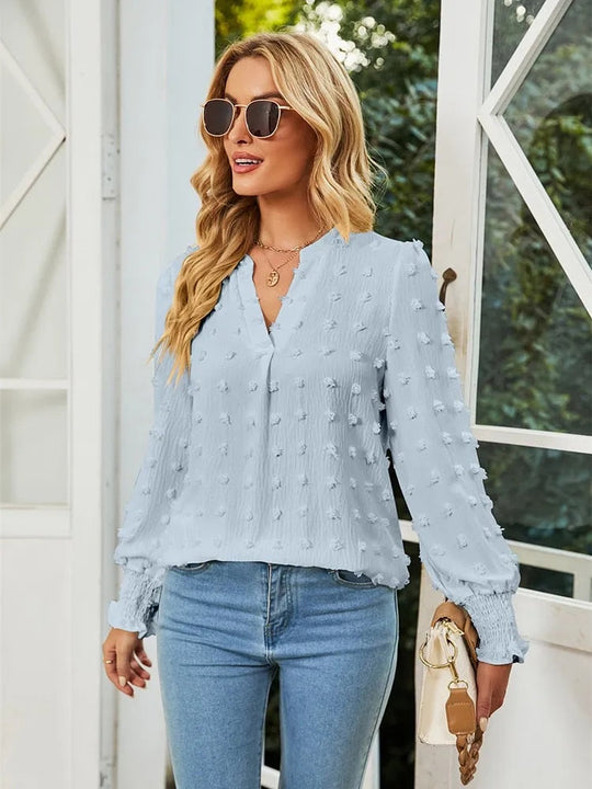 Sophie | Elegante Bluse mit V-Ausschnitt