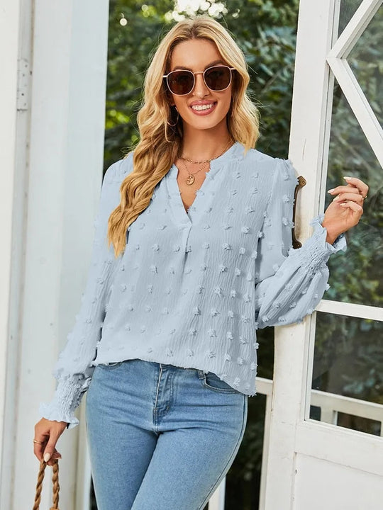 Sophie | Elegante Bluse mit V-Ausschnitt