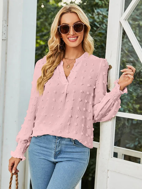 Sophie | Elegante Bluse mit V-Ausschnitt