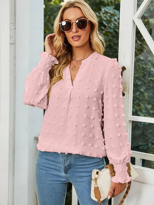 Sophie | Elegante Bluse mit V-Ausschnitt